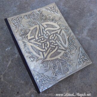 5" x 7" Metal Celtic Pentacle Book of Shadows
