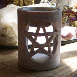 Pentacle Soapstone Tube Oil Diffuser