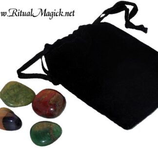 Set of 4 Power Stones with Black Pouch