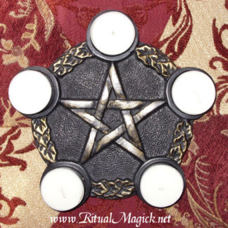 Pentacle Altar Tile with 5 Pentacle Corners