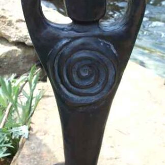 Spiral God (Lord) Statue - Black Full Size