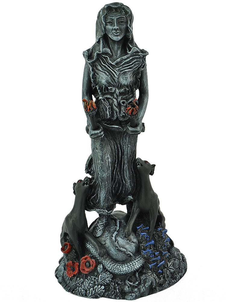 Hecate Statue Color Charcoal Ritual Magick